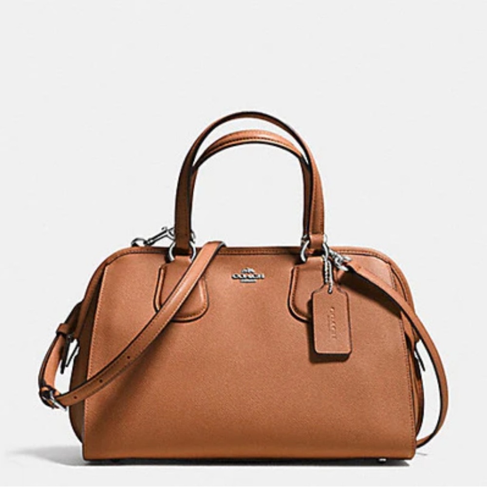 COACH NOLITA SATCHEL BAG IN BRITISH TAN LEATHER